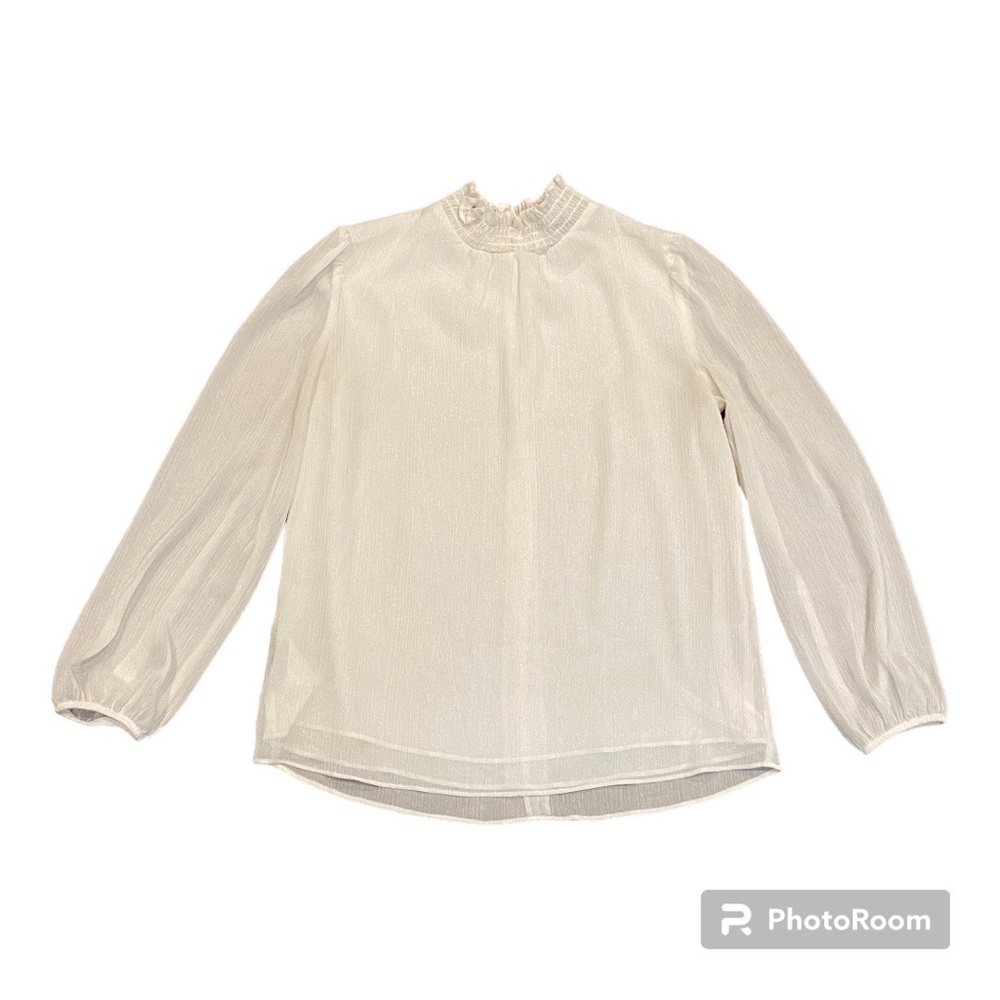 Ann Taylor long sleeves sheer top